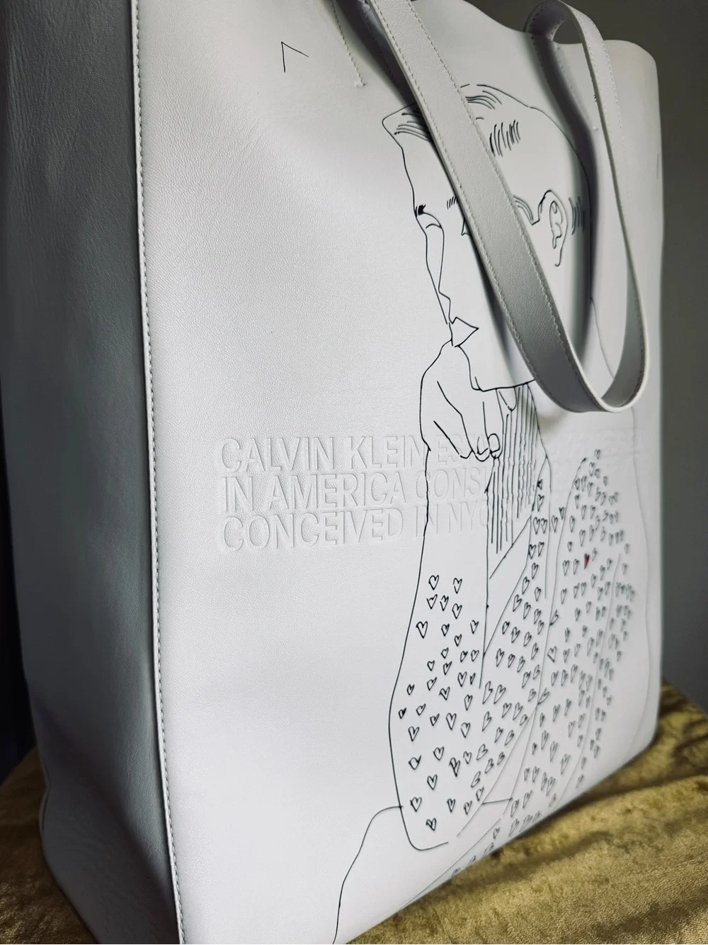 Calvin Klein 205W39NYC x Andy Warhol Leather Tote Bag